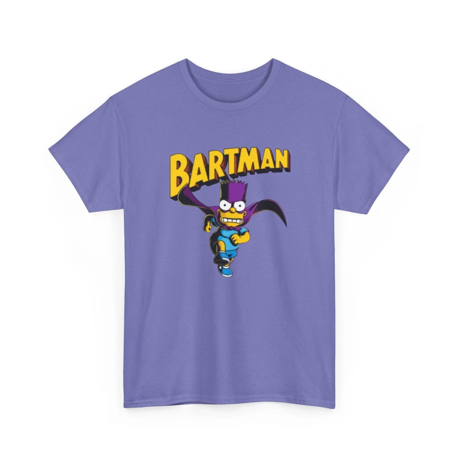 Bartman Printed T shirt The Simpsons Collectible Cartoon Novelty Character 4XL