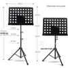Adjustable Large Thick Music Stand for Saxophone, Clarinet, Guzheng, Guitar