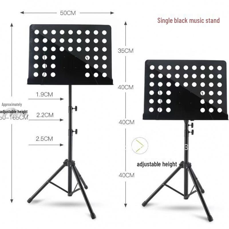 Adjustable Large Thick Music Stand for Saxophone, Clarinet, Guzheng, Guitar