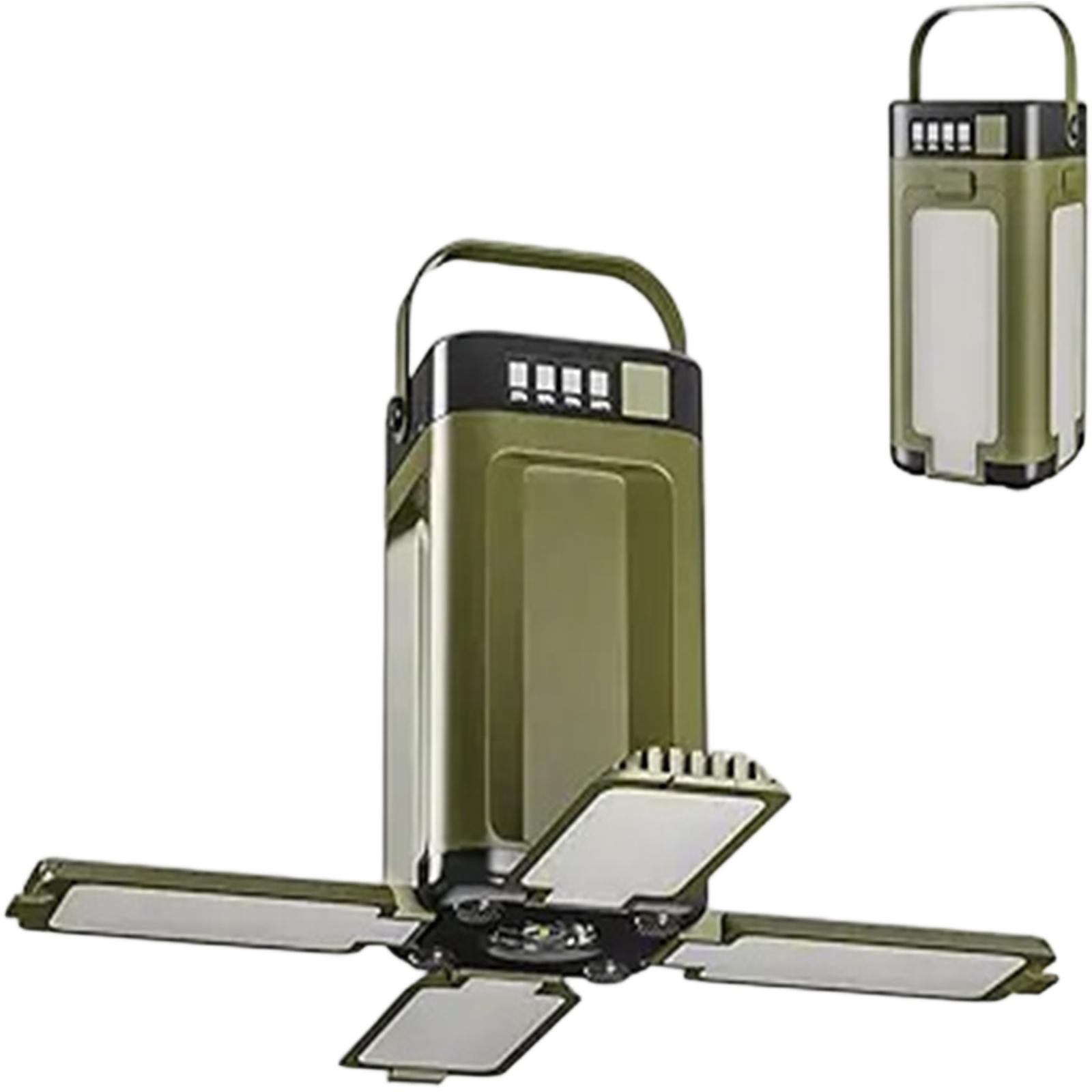 

Портативный солнечный кемпинговый фонарь – Складной четырехсекционный, Светодиодный для улицы для пеших походов, рыбалки, использования в чрезвычайных ситуациях и ночью One Size