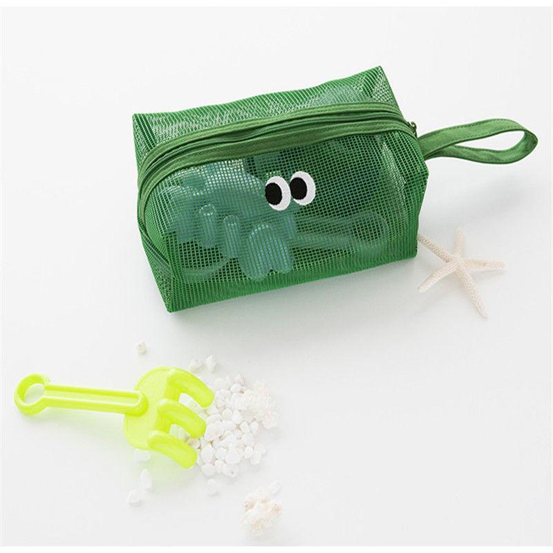 South Korea liveMork Large-capacity Mesh Cosmetic Bag, Portable Travel Toiletry Bag, Storage Bag with a Hollow Design