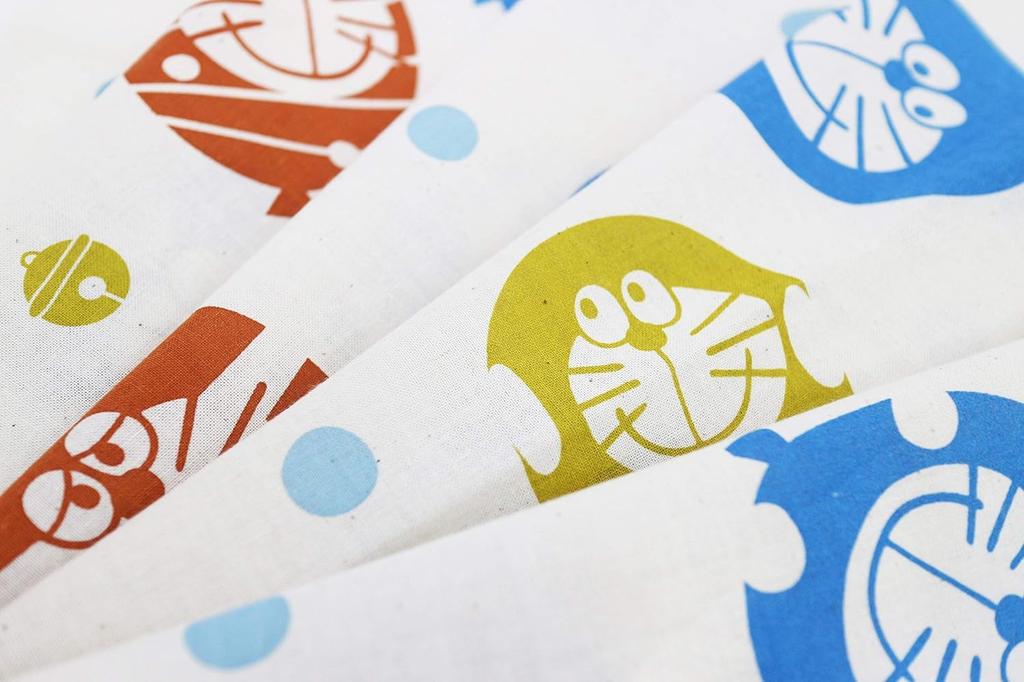 Marushin Tenugui Doraemon Play with Made In 34 X 90cm "I'm Doraemon" Love, 100% Cotton, Japan, 2905001300,