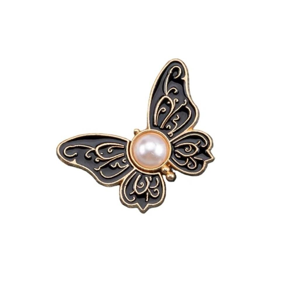 Temperament Butterfly Shape Jeans Buttons Adjustable Waist Tightening Tool Pants Pins Fixed Waist Fastening Pins Scarf Fastening