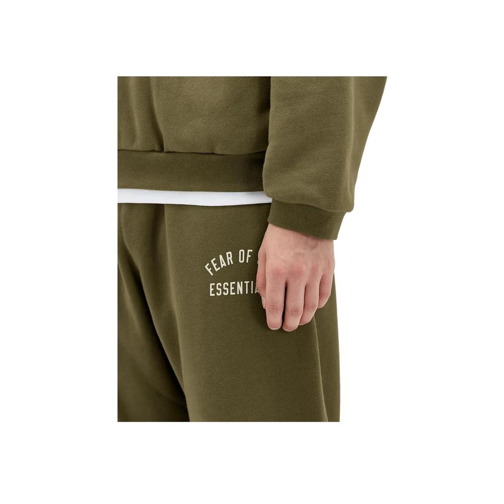 Fear of God Essentials Fleece Sweatpant Military Men Bottoms Green 130BT242025F