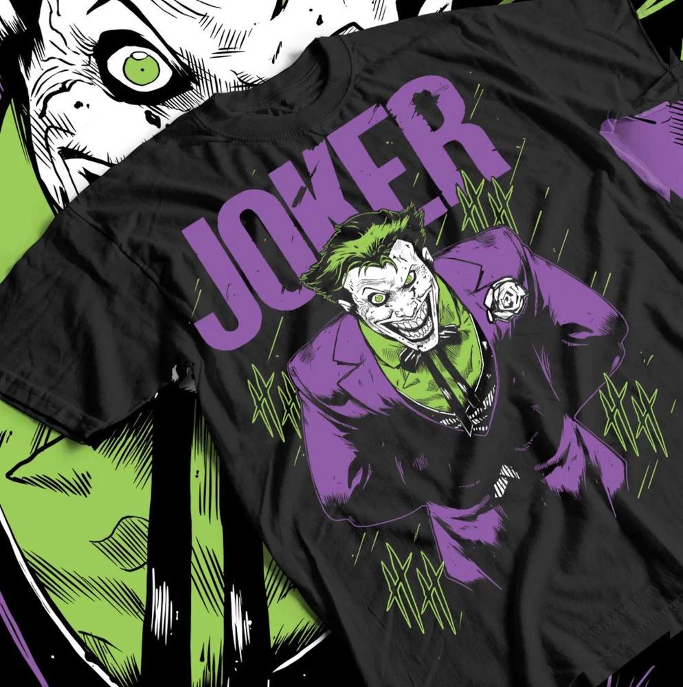 Joker Graphic Tee Unisex TShirt Comic Character Shirt S