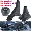 5 Speed For Opel Vauxhall Astra II G Zafira A 1998-2010 Gear Shift Knob With Gaiter Boot Cover Handbrake Case Cars Accessories
