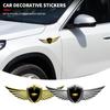 1pcs Car Badge Metal Wings Body Decoration Sticker Car Goods For Spark Captiva Cruze Malibu Equinox Trax Camaro Blazer