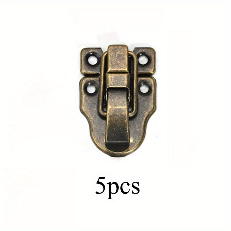 

5pcs Vintage Jewelry Wood Box Hasps Drawer Latches Decorative Suitcases Hasp Latch Buckle Clasp Furniture Hardware бронзовый