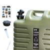 Water Carrier with Faucet for Outdoor Activities, Storage Jug Fishing and Handwashing