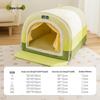 Doghouse Thickened Removable & Washable Large Dog Mat - Winter Warm Nest