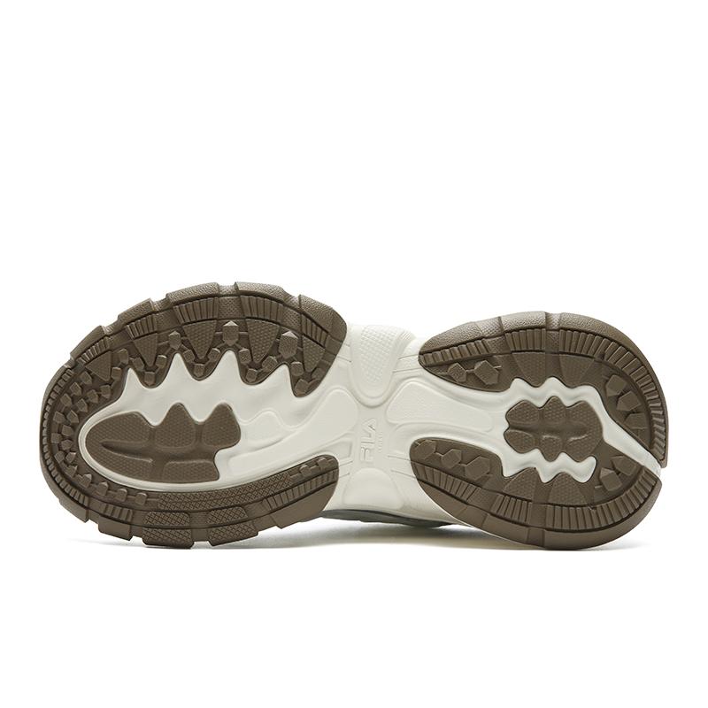 FILA TRUFFLE Cushioning Abrasion Resistant Lightweight Low top Chunky Sneakers Men's F12M621111FSA