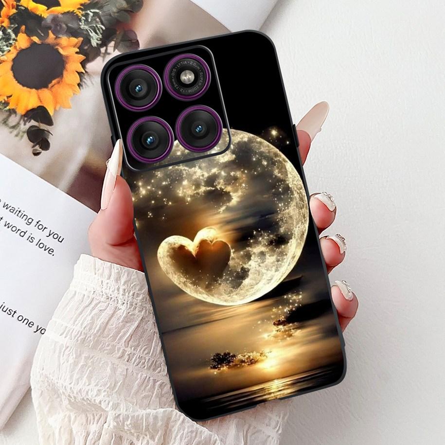 For Motorola Moto Edge 60 Pro 2025 Case Fashion Flower Bowknot Soft Silicone Back Cover For Moto Edge 60 Fusion Edge60 60s Coque