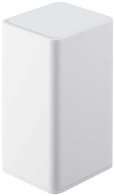 Yamazaki Feuchttücherrolle B8 x T9 x Silikon 6502 Etui, Weiß, ca.. H17cm, Turm, Luftdicht, Feuchtigkeitsspendend, Deckel,