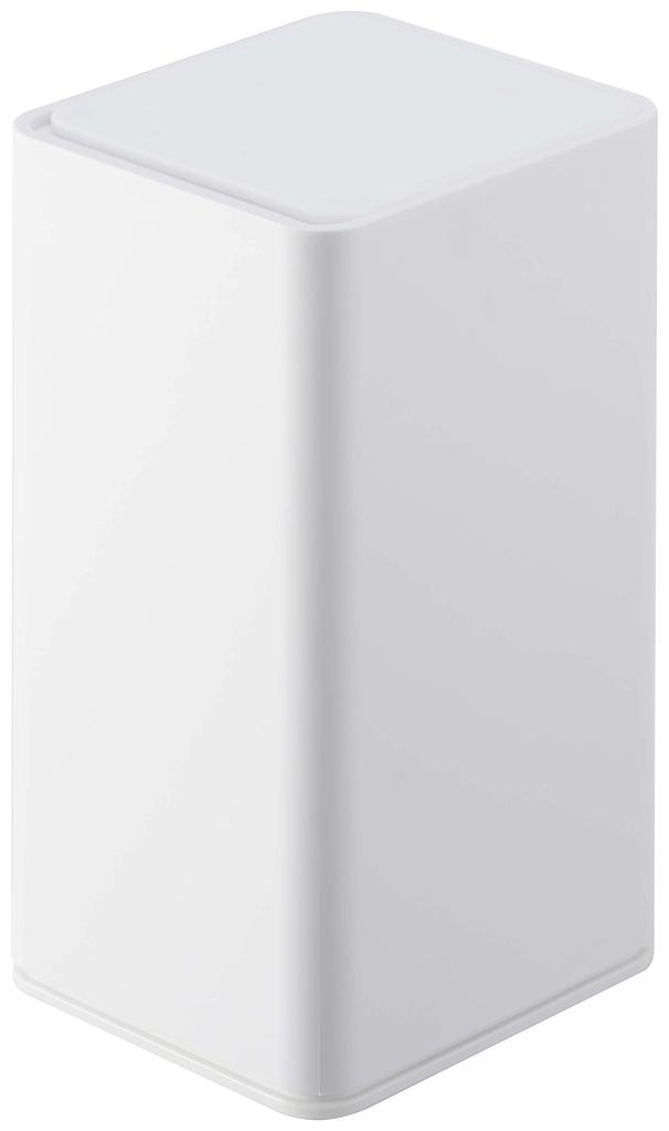 Yamazaki Jitsugyo Pouzdro na vlhčené ubrousky rolovacího typu Bílé Š8 x H9 x V17cm Tower Vzduchotěsné Hydratační Silikonové víčko 6502 Cca.