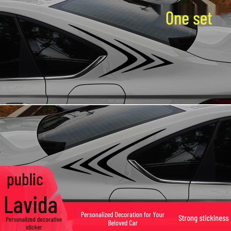 Individualūs galiniai šoniniai sparno lipdukai Volkswagen Lavida