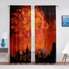 The Wisdom of The Almighty Sophia Oil Painting Tulle Curtains for Living Room Home Decoration Bedroom Window Sheer Voile Drapes