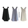 Women Cotton Linen Cross Back Apron with Pocket Simple Pattern Cotton Apron Comfortable Cotton Apron for Women Girl