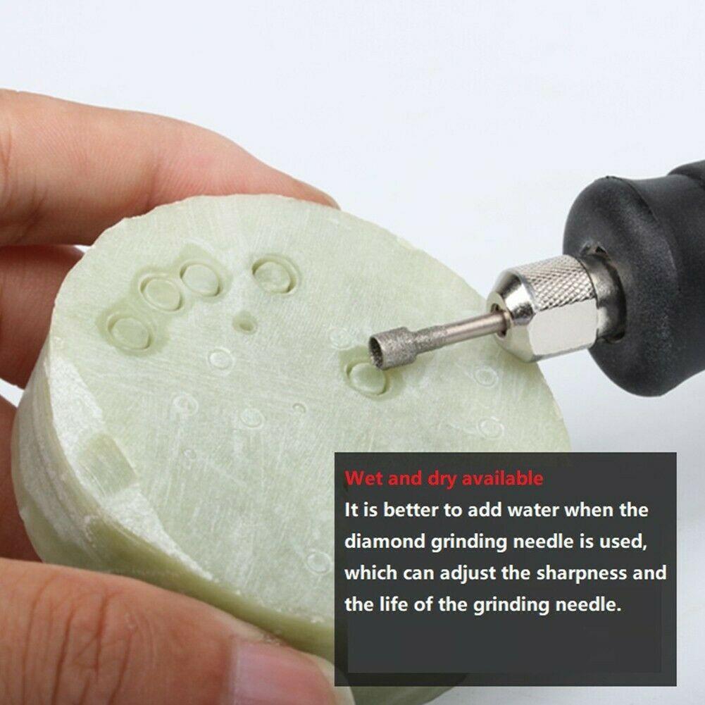 Diamond Burr Core Cemented Carbide Silver 42-45mm Length