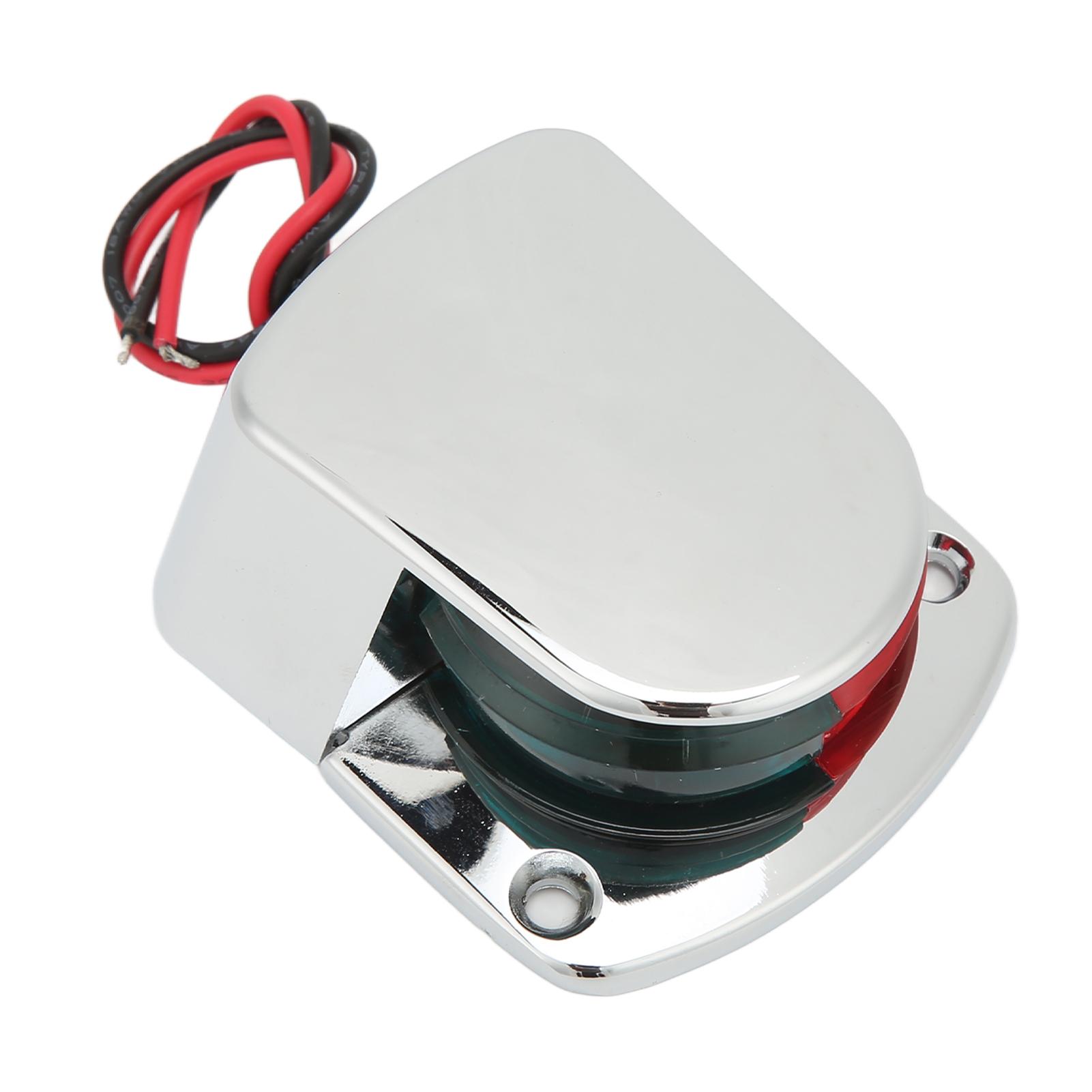 

Boat Navigation Light LED Bow Light Red Green Lens IP67 Waterproof 1 Mile Visibility for Yacht Sailboats Motorboats