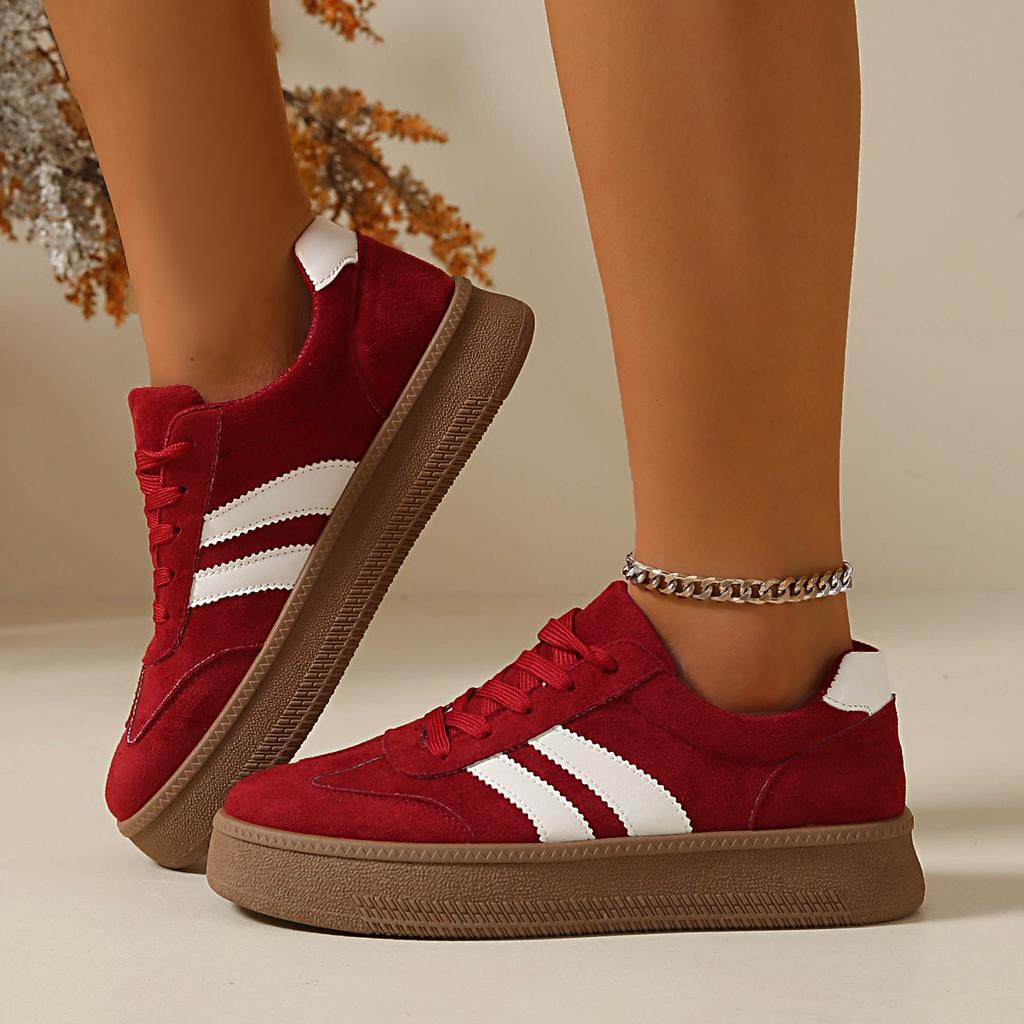 Scarpe Casual con Suola Spessa, Scarpe in Stile Retro, Scarpe da Donna