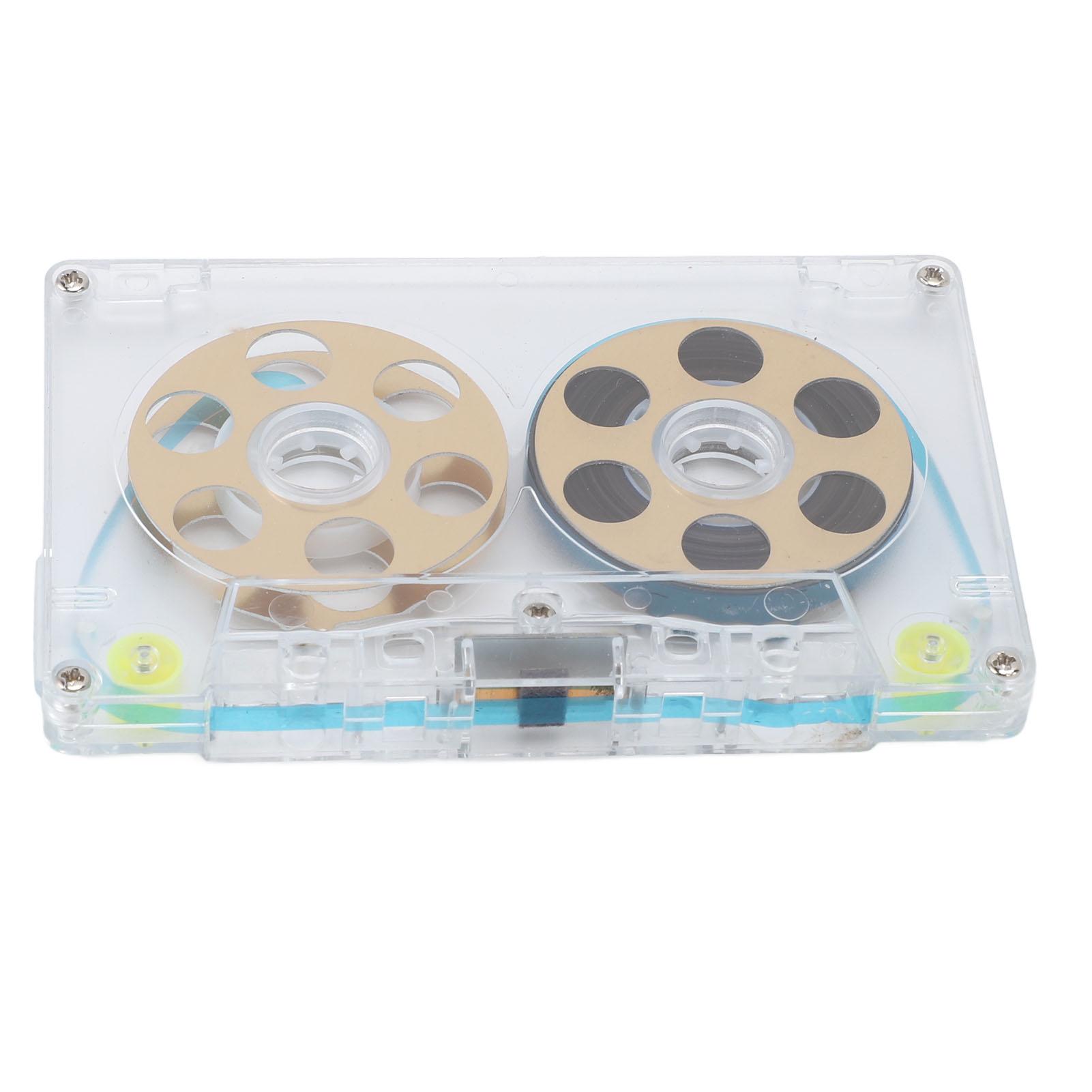 

Катушечная пустая кассета 46 минут времени записи низкий уровень шума DIY пустые музыкальные кассеты для записи музыки золотой