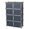 7-tier 14 Grids Shoe Rack Organizer Portable Large Capacity Tower Shelf Storage Cabinet Stand For