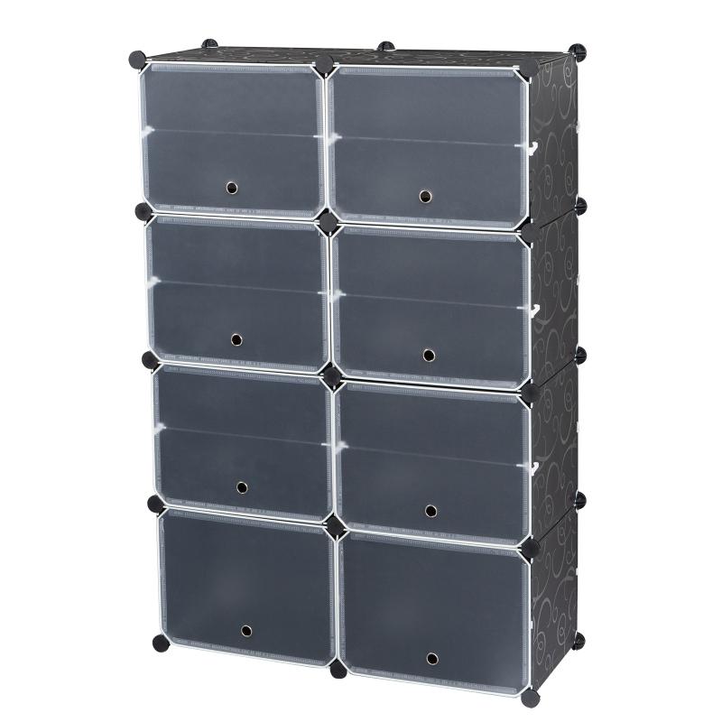 7-tier 14 Grids Shoe Rack Organizer Portable Large Capacity Tower Shelf Storage Cabinet Stand For