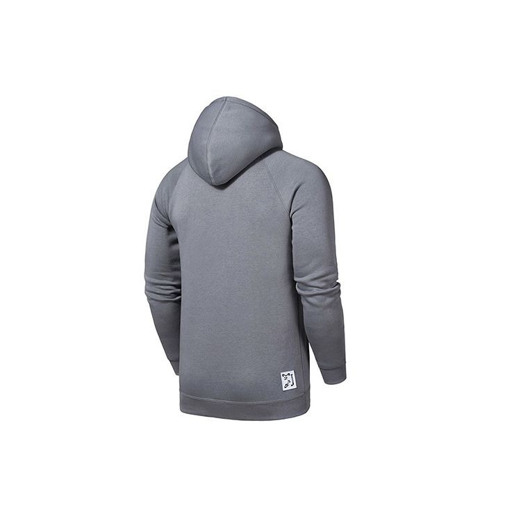 Air Jordan Sport Dna Hbr Patch Pattern Knit Pullover Hoodie Men Hoodie Grey CT6293-084