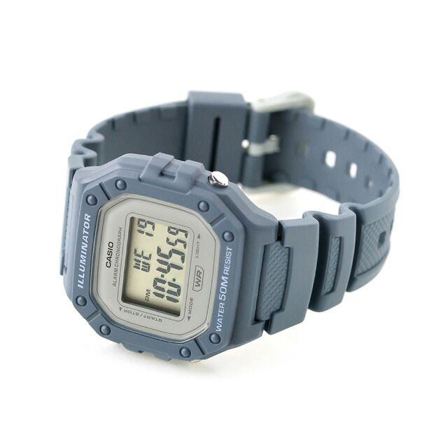Used [New] CASIO Watch Men's W-218HC-2AVDF Standard STANDARD