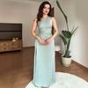 2026 Spring and Summer New American Amazon, Women's Sleeveless Dress with Waist Exposed and Slanted Shoulders