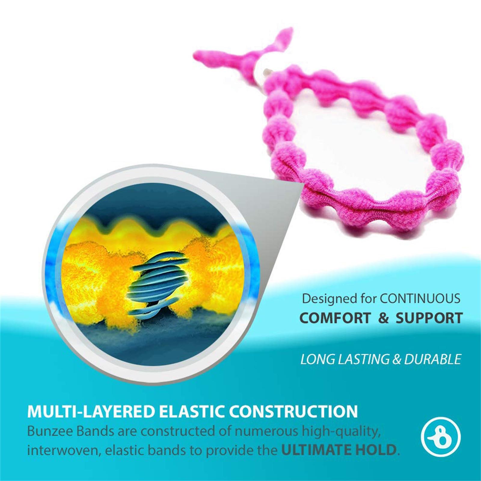 Слоеные завязки для хвоста. Повязка для волос регулируемой длины для коротких курчавых — фото 4