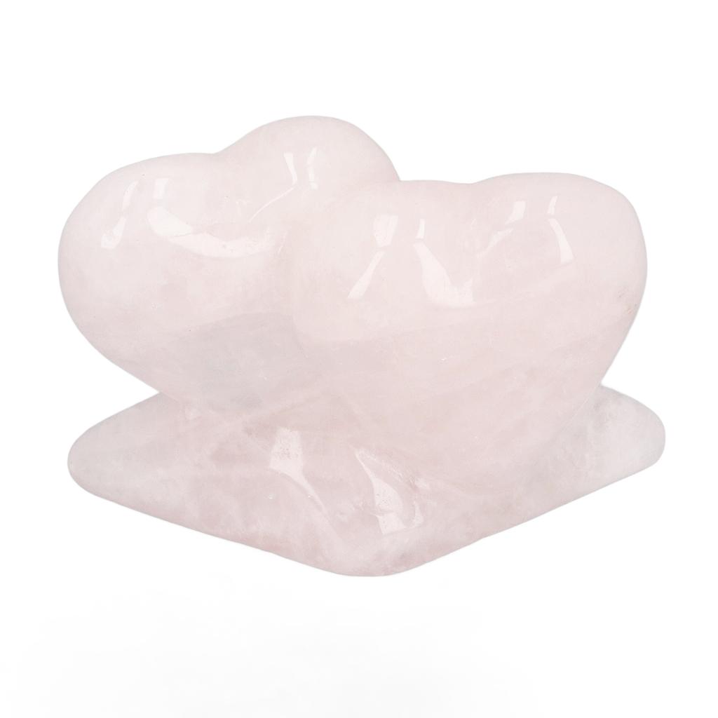 Pink Quartz Stone Crystal Energy Stone Handicraft Ornament for Desk Decoration Meditation Spiritual