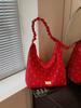 2026 Trendy Star Pattern Shoulder Bag for Students - Campus Street Essential Handbag