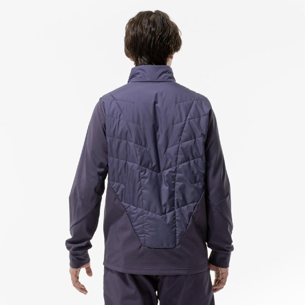 Mizuno Techfill Breath Thermo Training Light Navy Jacket, Heat-Generating Material, Water-Repellent, 32MEC535,