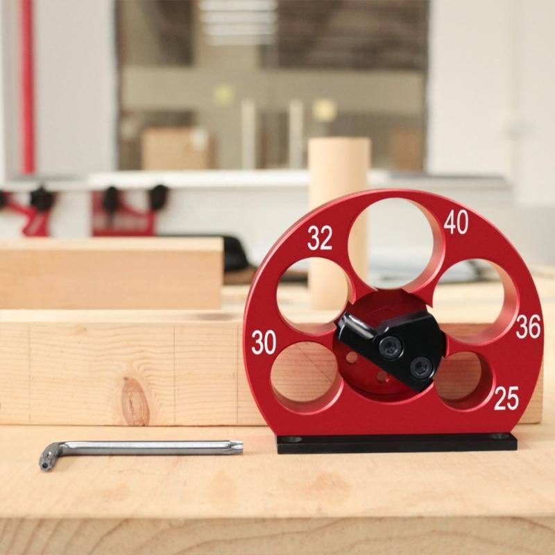 Adjustable Dowel Maker Jig Stabilizer Tool For Woodturning Projects Durable Aluminum Construction
