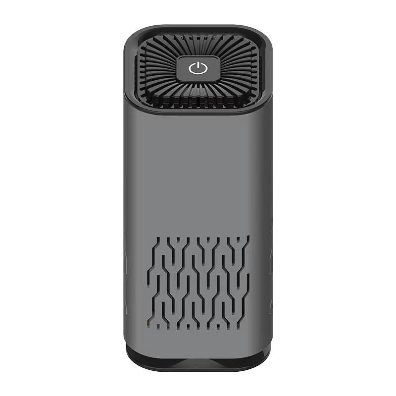 Compact Car Ion Air Purifier: Odor & Smoke Eliminator for Office or Desktop