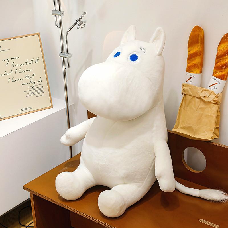 Moomin Plüschtier Kissen mit PP-Baumwollfüllung für Kinder und Erwachsene