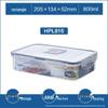LOCK&LOCK 800ml Rectangular Food Storage Container HPL816