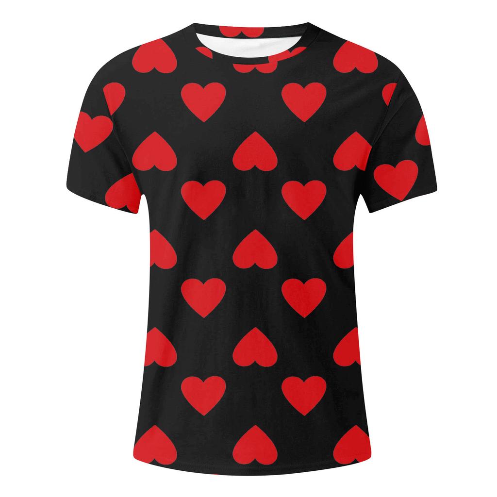 Men's T-shirt, Loose Casual Short Sleeved Top, Men's Short Sleeved Top