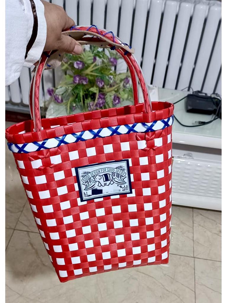 Elegante 2025 Thailändische Handgefertigte Geflochtene Körbe: Strandtasche