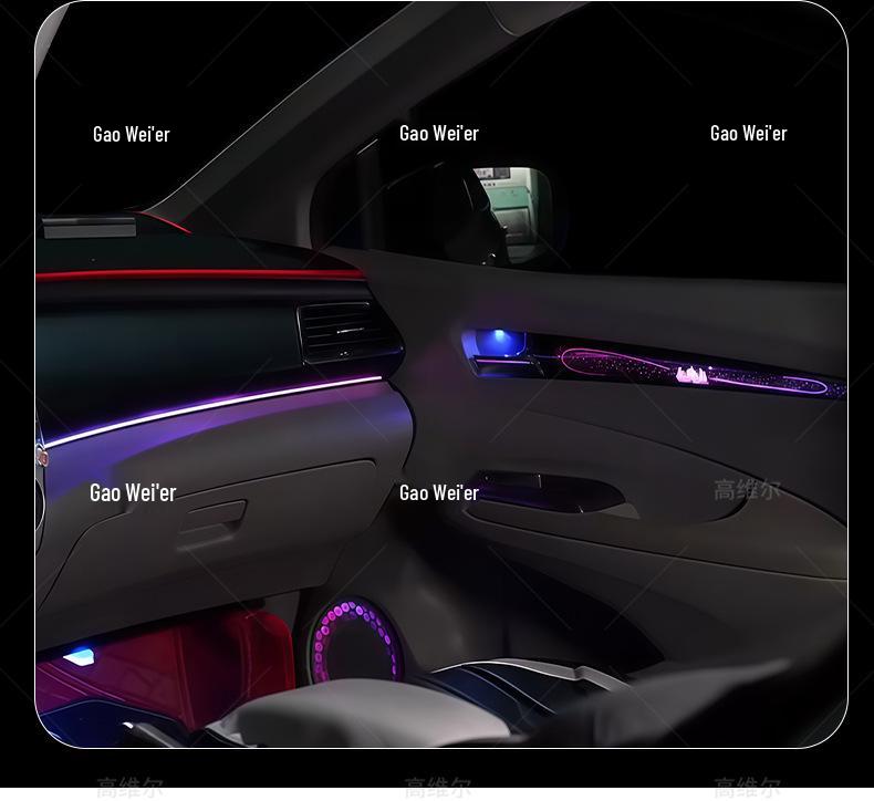 Honda Fit Interior Ambient Flowing Decorative Light Kit