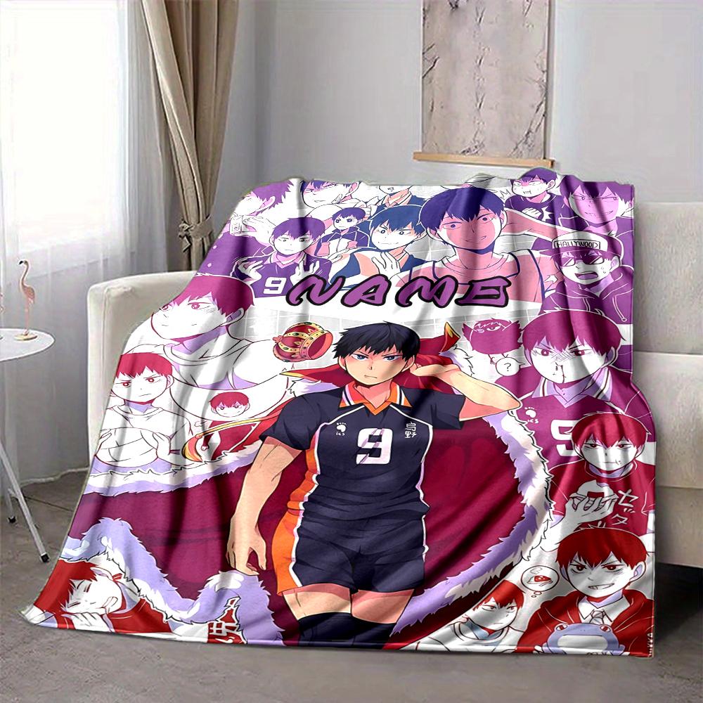 Custom 1pc Volleyball Passion: Name's Drive Blanket, Soft And Comfortable Blanket, Casual Warm, Camping Travel Blanket, Birthday Gift Q91279