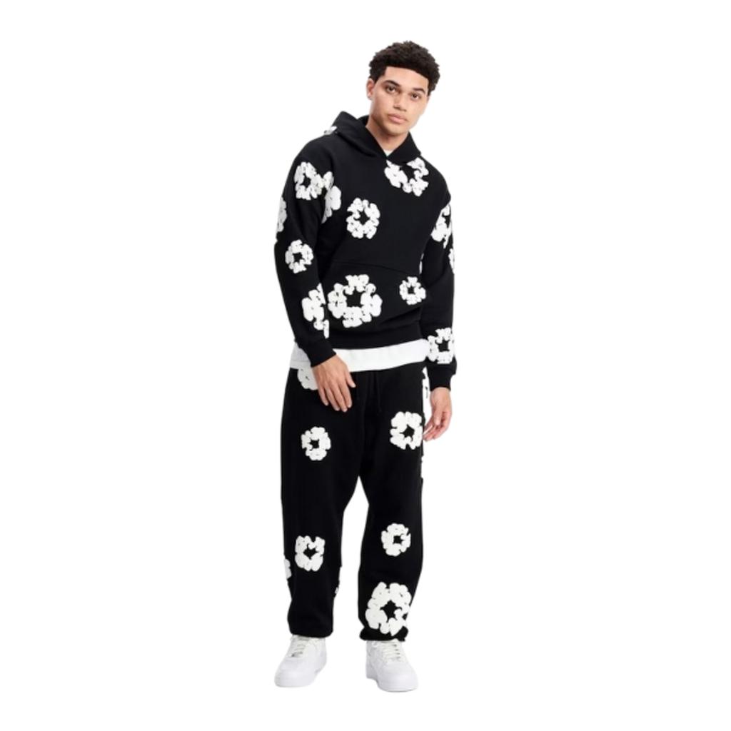 Sweatpants Denim Tears The Cotton Wreath Black