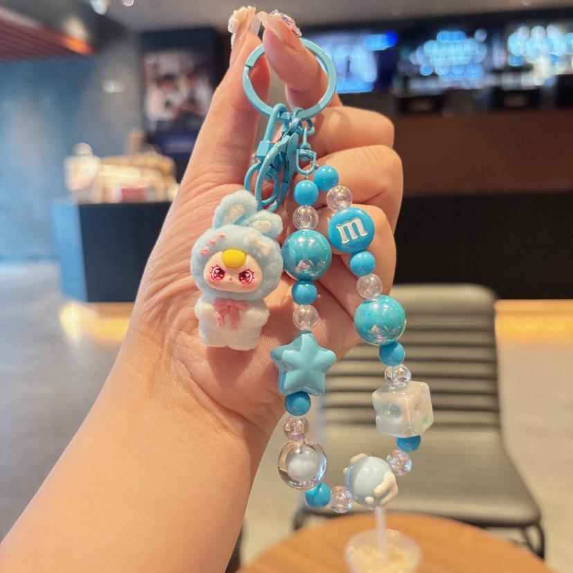 

Очаровательный брелок для телефона из бусин Labubu и аксессуар для сумки-брелка