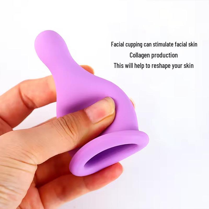 Silicone Facial Cupping & Gua Sha Set: Safe, Soft, Vacuum Negative Pressure Design for Lifting & Suction