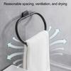 Koupelnový kroužek na ručník Nástěnný samolepicí věšák na ručník Vrtání není nutné Držák na ručník pro kuchyňské a koupelnové úložné prostory