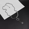 leaf clover necklace women's light luxury high-end sense fringed collarbone chain fashionable versatile niche design sweater chain