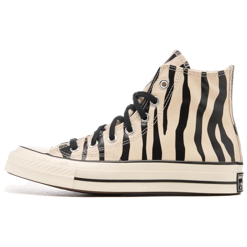 Converse Chuck 70 High Glow-In-The-Dark Zebra Print Men Sneakers Green Light-Dune Black A15032C