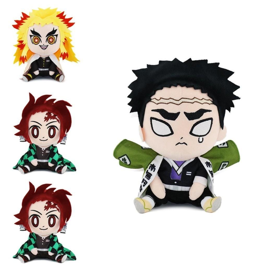 17 cm Demon Slayer Weihnachtsgeschenke Plüschspielzeug-Set Nezuko Tanjiro Giyuu Inosuke Zenitsu
