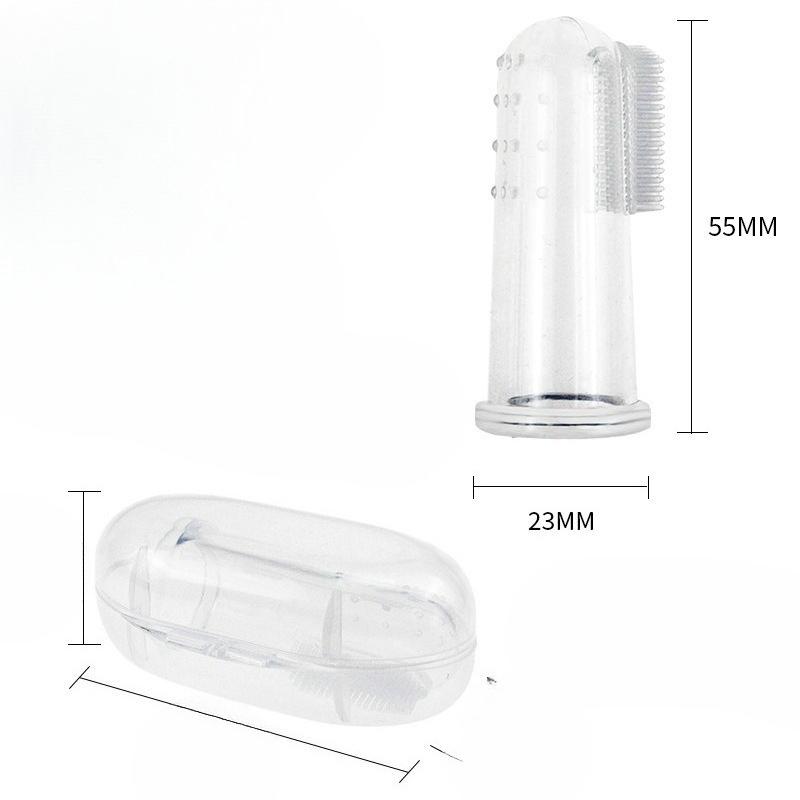 

Boxed Pet Finger Toothbrushes, Pet Toothbrushes, Silicone Toothbrushes, Finger Brushes for Puppies and Cats, Finger Toothbrushes белый